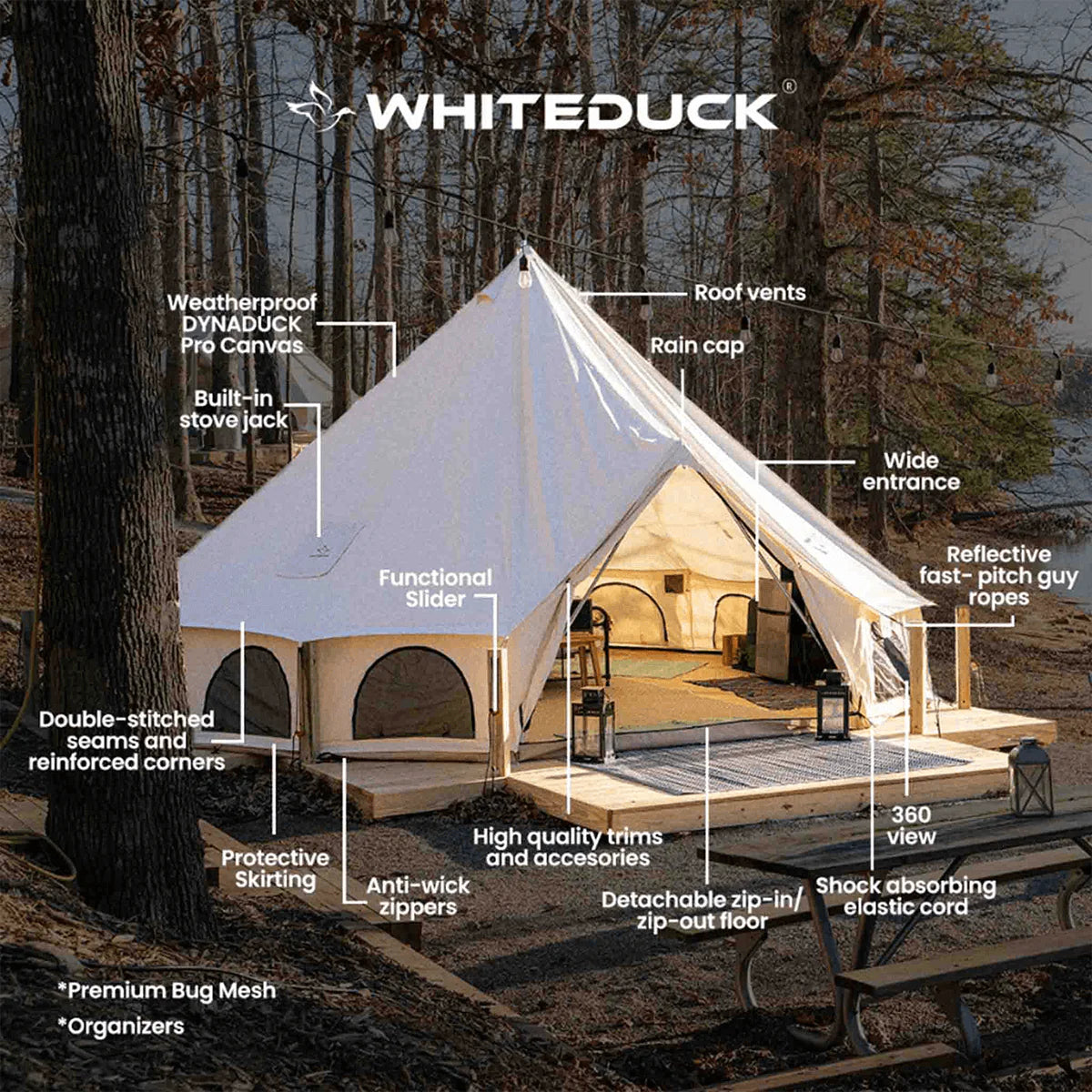 White Duck Avalon Bell Tent - 5M